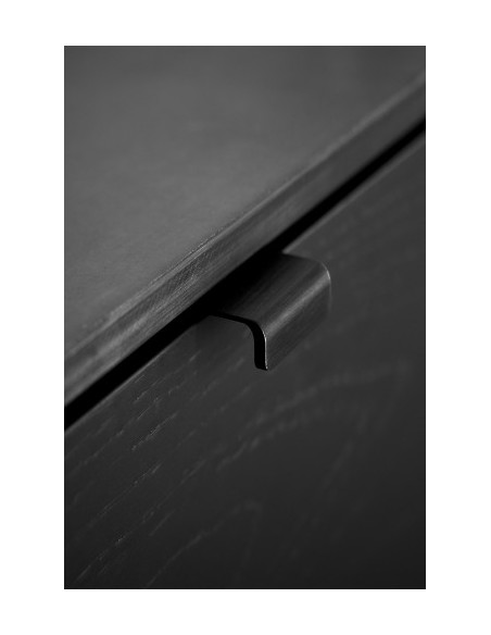 Furnipart Artisan Trim Door handle, Brushed Black 454320200-76