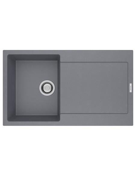 Clearwater Carina D100S Croma Quarsil Granite Kitchen Sink 1.0 & Waste CARD100SCR