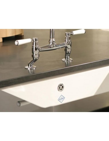 Shaws Classic Kitchen Sink 1.0 Bowl Ceramic Inset/Undermount SCIN760