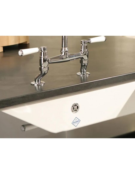 Shaws Classic Kitchen Sink 1.0 Bowl Ceramic Inset/Undermount SCIN760