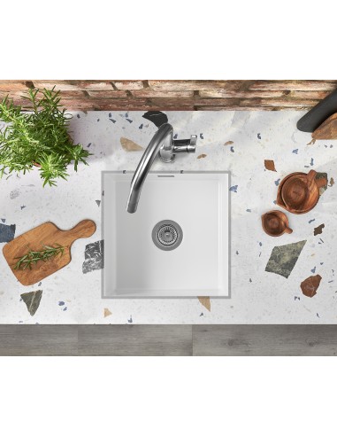 Thomas Denby Metro Ceramic White 1.0 Kitchen Sink Inset / Undermount MET1040W