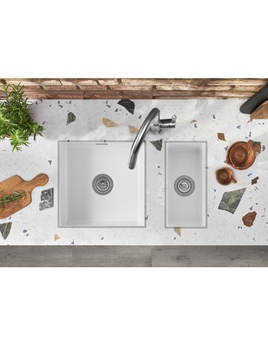 Thomas Denby Metro Ceramic White 1.0 Kitchen Sink Inset / Undermount MET1040W