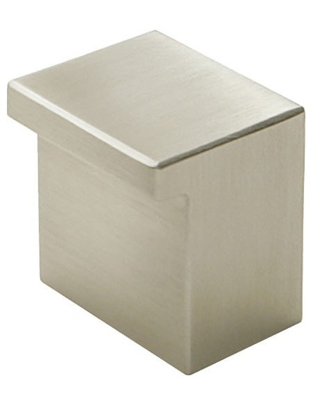 Metropolis Square Knob Stainless Steel Modern Pull Handle