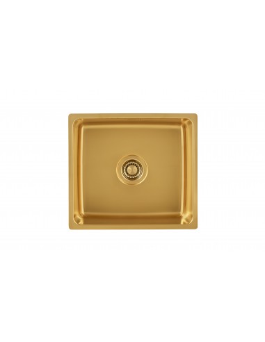 Clearwater Salsa Brass 1.0 Bowl Kitchen Sink Under / Inset PVD
