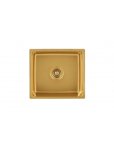 Clearwater Salsa Brass 1.0 Bowl Kitchen Sink Under / Inset PVD