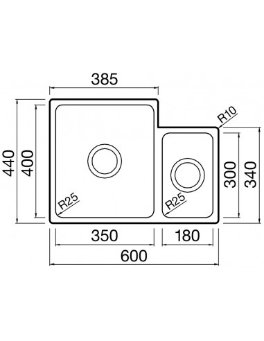 Clearwater Salsa Brass SA55LBB 1.5 Kitchen Sink Undermount PVD