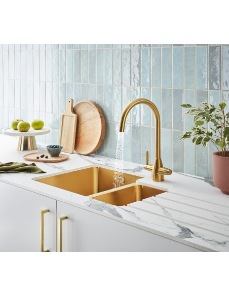Clearwater Salsa Brass SA55LBB 1.5 Kitchen Sink Undermount PVD