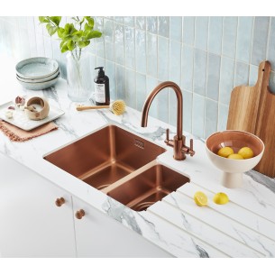 Clearwater Salsa Copper SA55LRC 1.5 Kitchen Sink Undermount PVD 2
