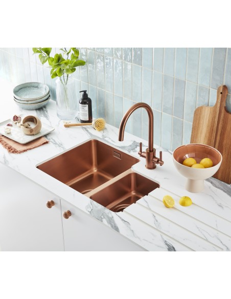 Clearwater Salsa Copper SA55LRC 1.5 Kitchen Sink Undermount PVD