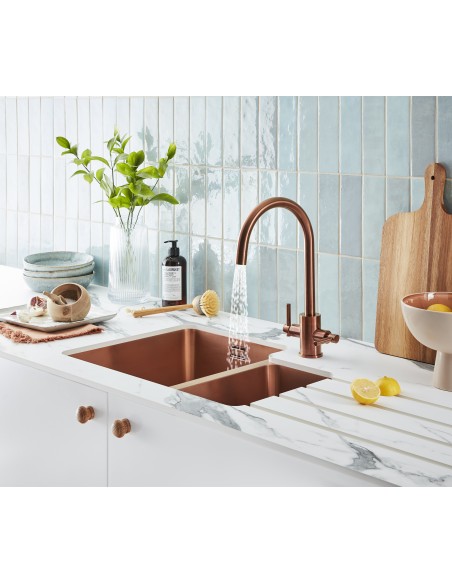 Clearwater Salsa Copper SA55LRC 1.5 Kitchen Sink Undermount PVD