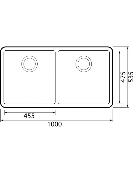 Thomas Denby Cumbria Butler Kitchen Sink 1000mm 2.0 Apron Front TCU1000