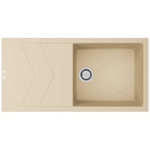 Clearwater RIO 1.0 Moonstone Granite Kitchen Sink Chrome Waste RIOD100LMS