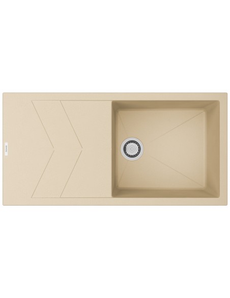 Clearwater RIO 1.0 Moonstone Granite Kitchen Sink Chrome Waste RIOD100LMS