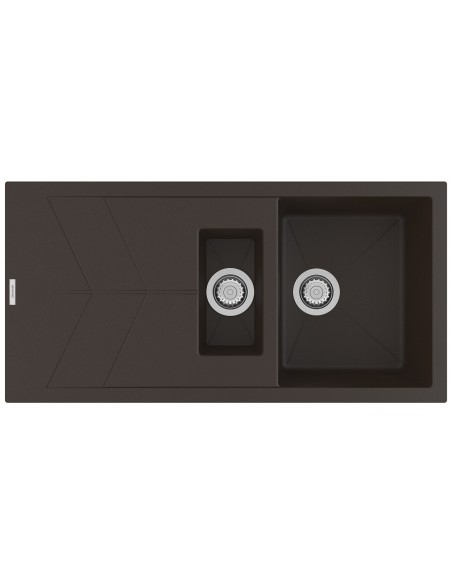 Clearwater RIO Mocha Granite Kitchen Sink 1.5 Waste & Plumbing Kit RIOD150MC