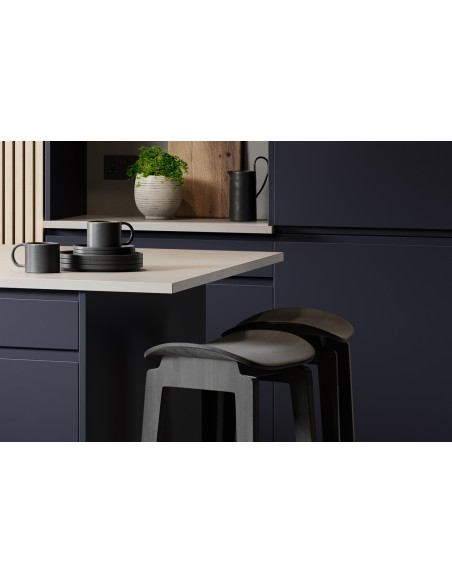 Avanti Opus Super Matt Indigo Blue J Pull Kitchen Doors 22mm
