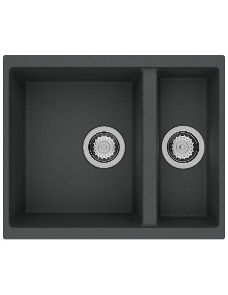 Clearwater Siena Basalt kitchen sink 1.5 Bowl, waste & plumbing kit