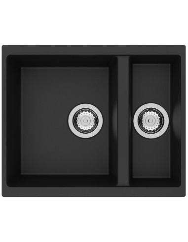 Clearwater Siena Nero 1.5 Kitchen Sink Under Inset Granite Waste Inc SIEN150NE
