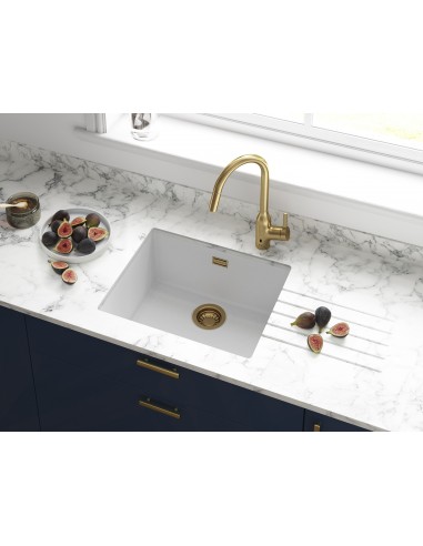 Clearwater Siena 1.0 N500 Kitchen sink Polar white, waste Inset or undermount