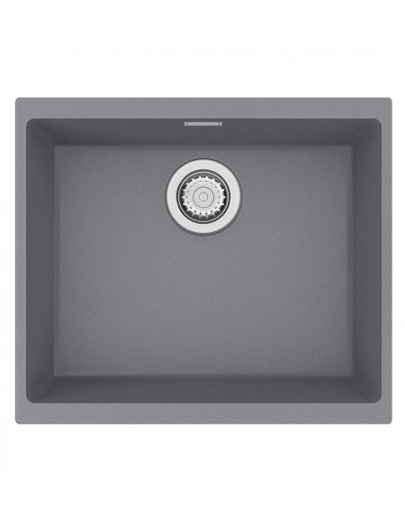 Clearwater Siena 1.0 N500 Kitchen sink Grey Croma granite, waste kit Inset or undermount