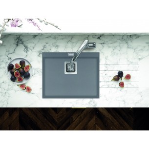 Clearwater Capri Steel Kitchen Sink, Large Single Bowl, 555 x 455mm 2