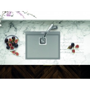 Clearwater Capri Fossil Kitchen Sink, Large Single Bowl, 555 x 455mm 2