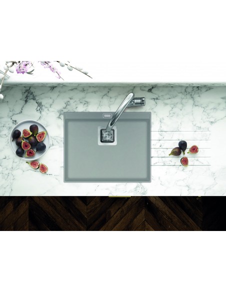 Clearwater Capri Fossil Kitchen Sink, Large Single Bowl, 555 x 455mm