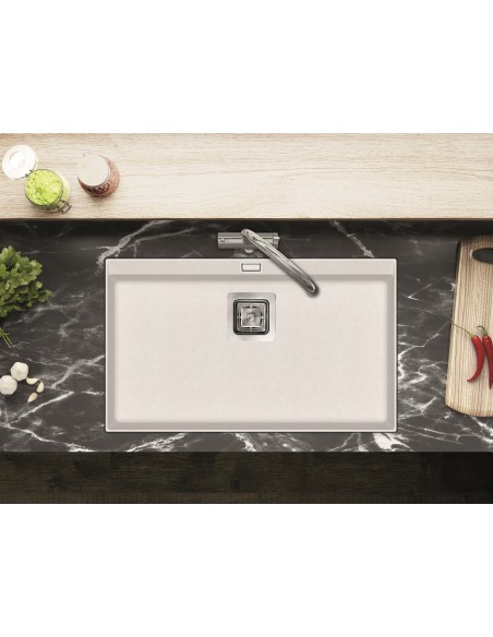 Clearwater Capri 1.0 Large Kitchen Sink Blizzard CAPN690BL