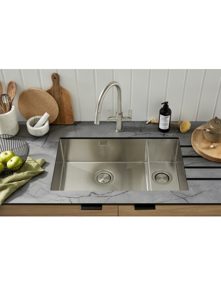 Clearwater Volta VL68 1.5 Large Kitchen Sink Inset Under Stainless