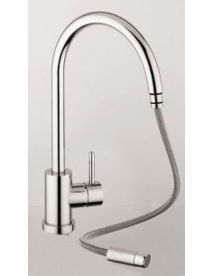 Clearwater Elmira Pull Out Kitchen Spray Rinse Tap Polished Chrome ELMCP 2