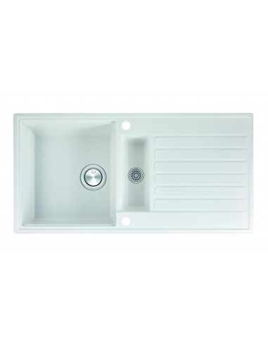 Clearwater Kameo Smart Blizzard Sink Kitchen 1.5 Granite Quarex 
 KAMD150LBL