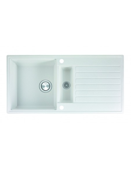 Clearwater Kameo Smart Blizzard Sink Kitchen 1.5 Granite Quarex 
 KAMD150LBL