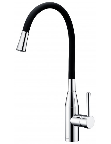 Clearwater Morpho Flexi hose kitchen tap,Chrome with coloured hose MO2CP