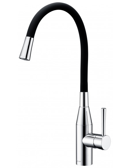 Clearwater Morpho Flexi hose kitchen tap,Chrome with coloured hose MO2CP