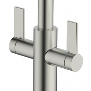 Clearwater Kira Spray Brushed Nickel Kitchen Pull Out "U" WRAS KIR20BN 2