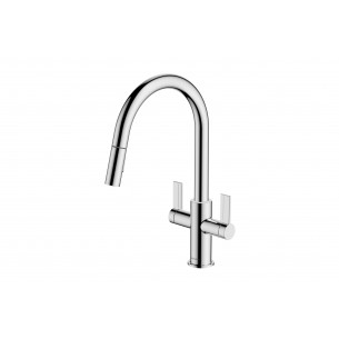 Clearwater Kira Kitchen Spray Pull Out Tap Polished Chrome WRAS Approved "C" KIR30CP 2