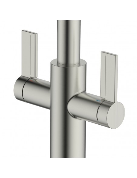 Clearwater Kira Kitchen Spray Pull Out Tap Brushed Nickel "C" WRAS KIR30BN