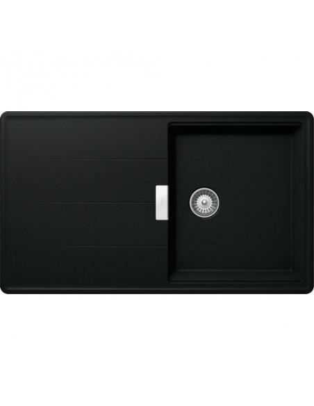 Schock Tia D100 Puro Black Cristadur Granite Kitchen Sink + Access