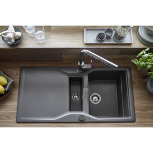 Schock Kyoto D150L Carbonium Cristadur Granite Kitchen Sink SALE 2
