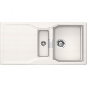 Schock Kyoto D150L Polaris White Cristadur Granite Kitchen Sink SALE