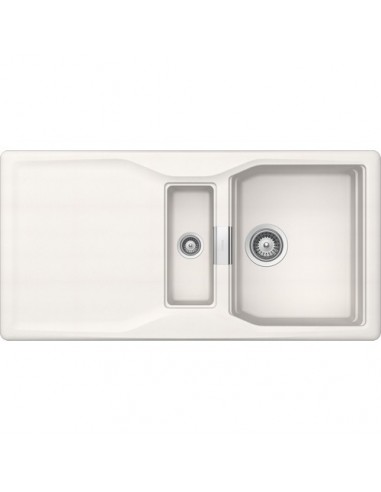 Schock Kyoto D150L Polaris White Cristadur Granite Kitchen Sink SALE