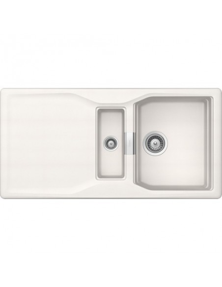 Schock Kyoto D150L Polaris White Cristadur Granite Kitchen Sink SALE