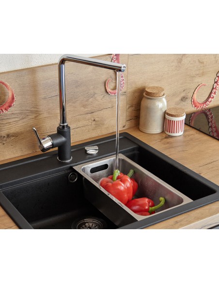 Schock Stainless Steel Colander Kitchen Sink Accessory 345x188mm 629043