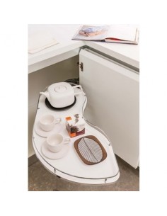 Right Hand Wave Corner Storage Solid Base for kitchen corner units 2