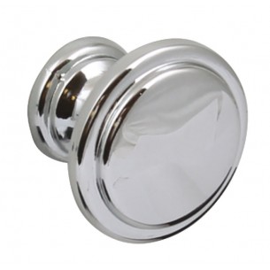 Angus 30mm Furniture Door Knob Polished Chrome
