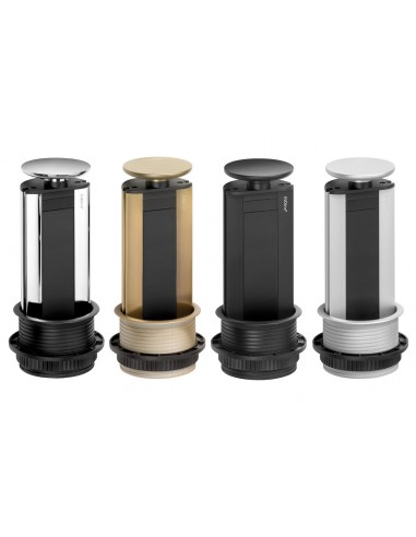 EVOline Worktop Sockets USB A+C Pop-Up Island Port Stainless Steel 1593 1041 5701