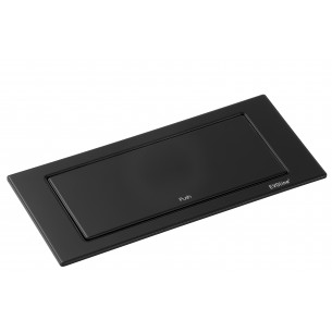 EVOline Backflip Black Matt Steel Kitchen UK Sockets C USB Charger 1592 7102 0000