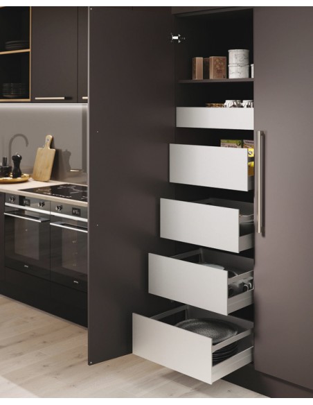 600mm Grass Nova Pro-Scala Internal Kitchen Internal Pan Drawers Silver 55430927