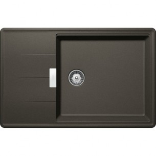 Schock Tia D100LS Carbonium Cristadur Granite Kitchen Sink