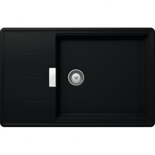 Schock Tia D100LS Puro Cristadur Kitchen Sink Black Granite