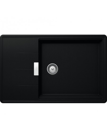 Schock Tia D100LS Puro Cristadur Kitchen Sink Black Granite